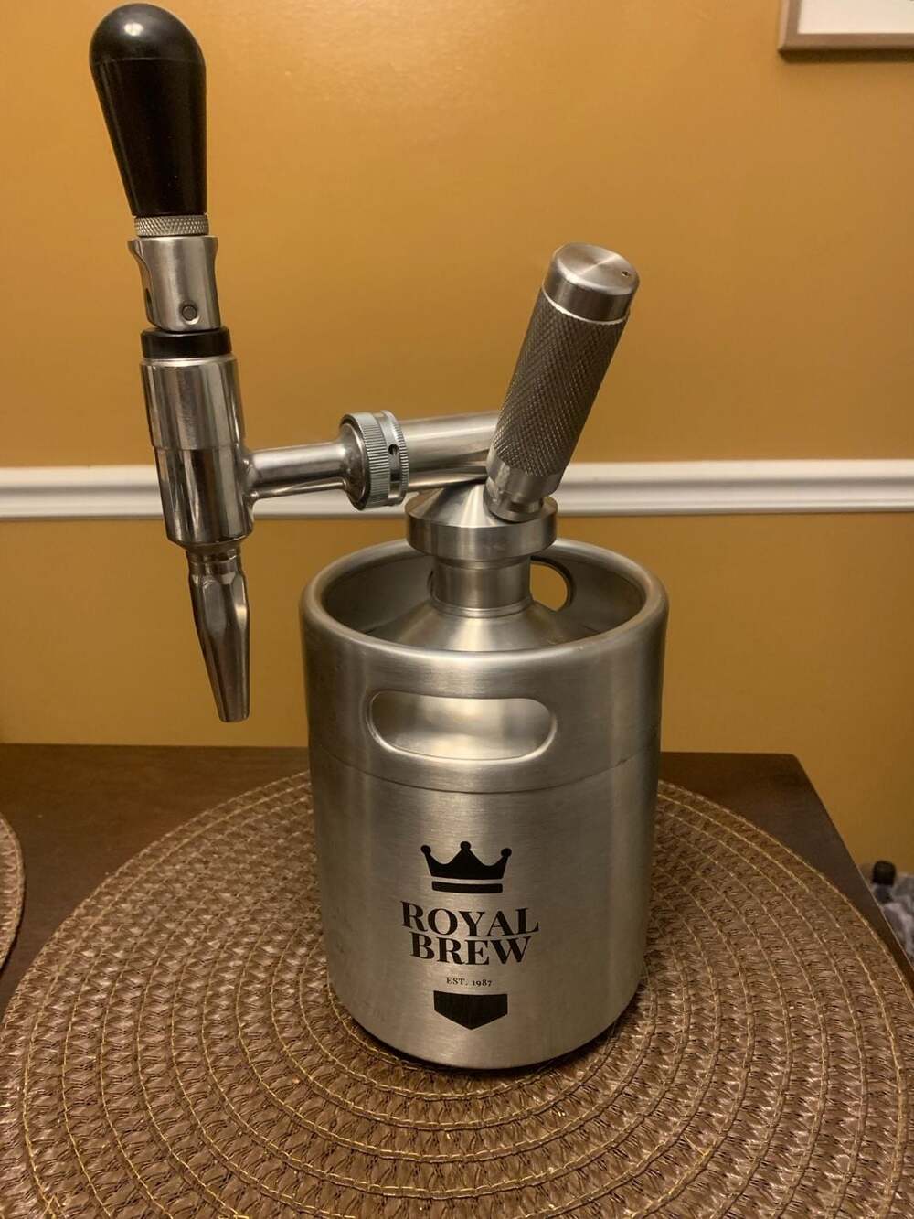 Royal Brew Mini Keg Growler Tap Dispenser System